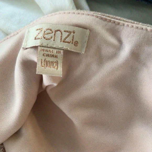 Zenzi Girls' Sleeveless Party Dress - Dusty Pink - Picture 6 of 6